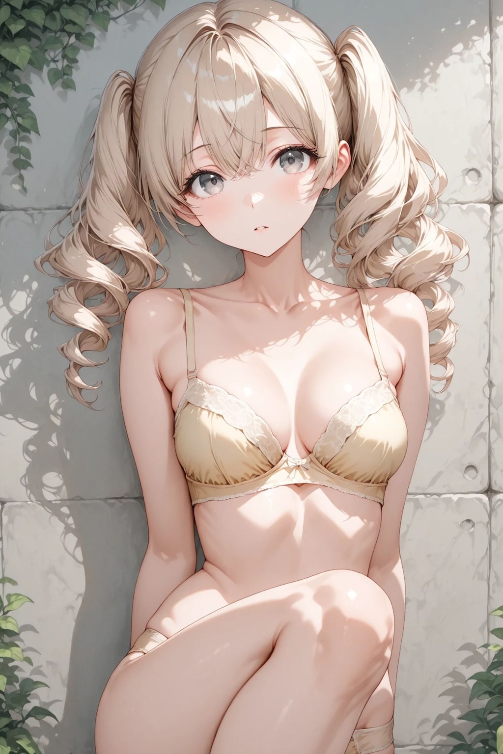 紬 - 白い壁 - ヌードイラスト集 4枚目