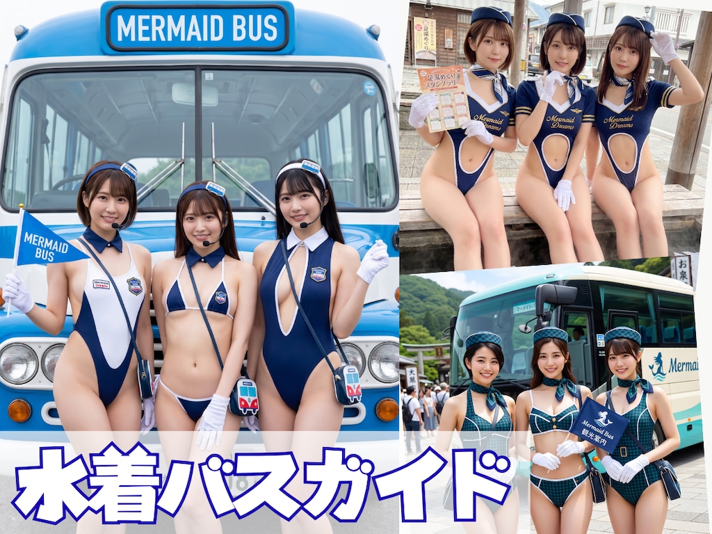 水着バスガイド写真集 1枚目