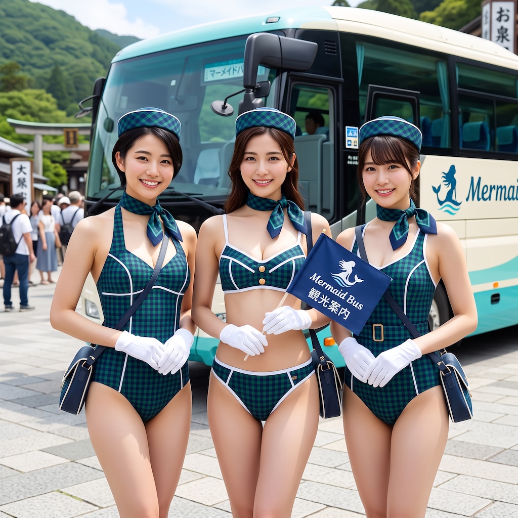 水着バスガイド写真集 11枚目