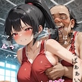巨乳バスケ部員がキモおやじ教師にセクハラされる日常 5枚目