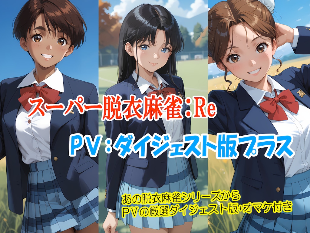 スーパー脱衣麻雀：Re【PⅤ：ダイジェスト版プラス】 1枚目