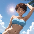 スーパー脱衣麻雀：Re【遠〇みづき・バカンス編】 3枚目