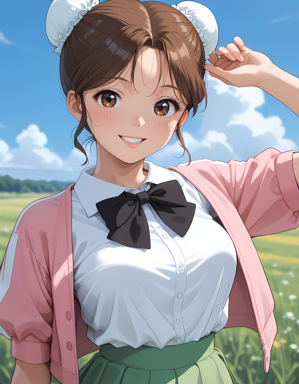 スーパー脱衣麻雀:Re【早〇晶・お団子ヘアー編】 2枚目