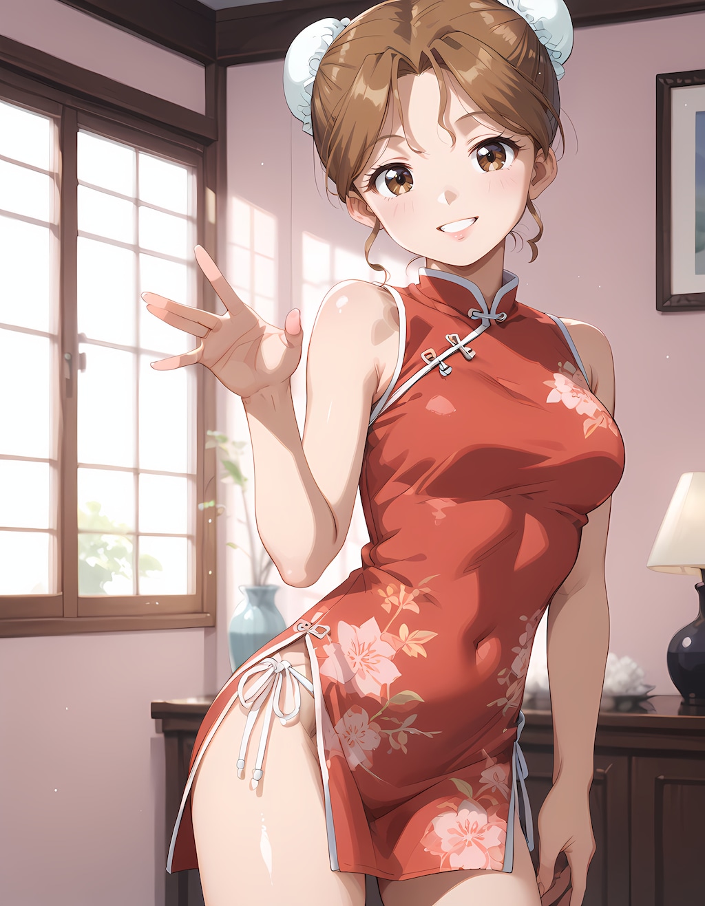 スーパー脱衣麻雀:Re【早〇晶・お団子ヘアー編】 3枚目