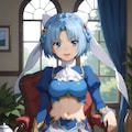 魔〇の王と戦姫より【リュドミラ＝ル〇エ】脱衣CG集 2枚目