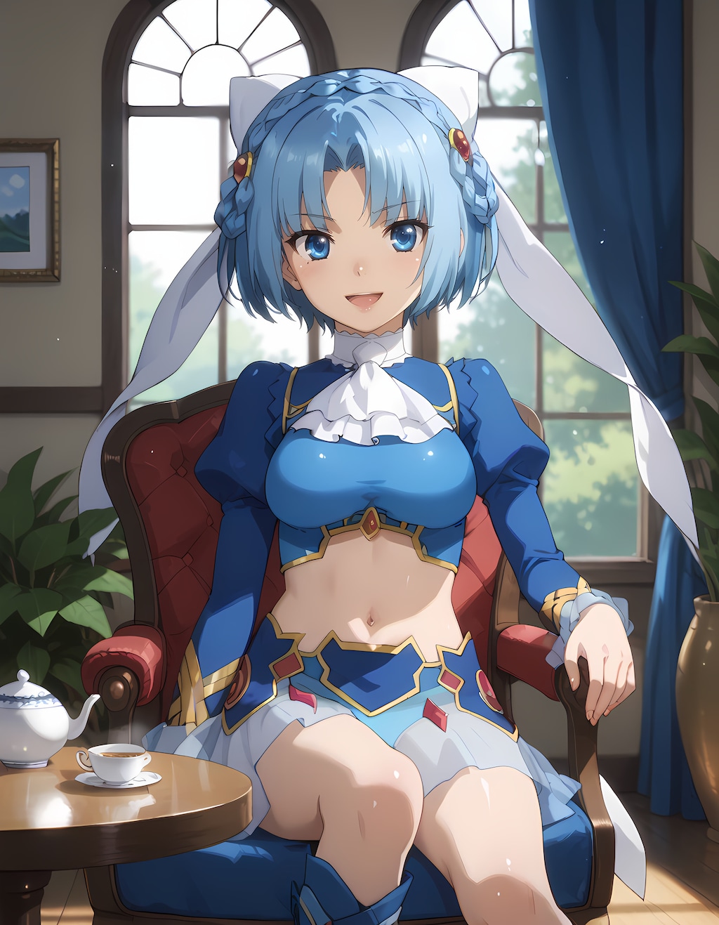 魔〇の王と戦姫より【リュドミラ＝ル〇エ】脱衣CG集 2枚目