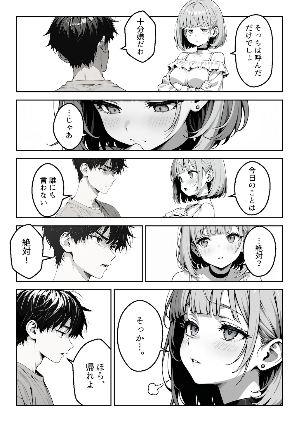 デリヘル呼んだら従兄妹が来た 8枚目
