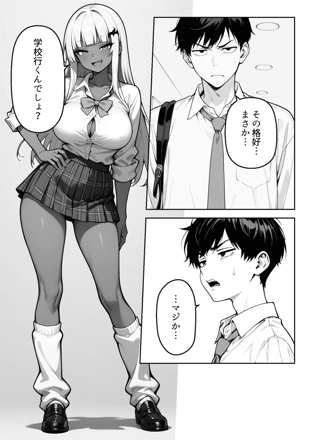サキュバスに認識改変された教室で彼女だけが僕たちを見ている 6枚目