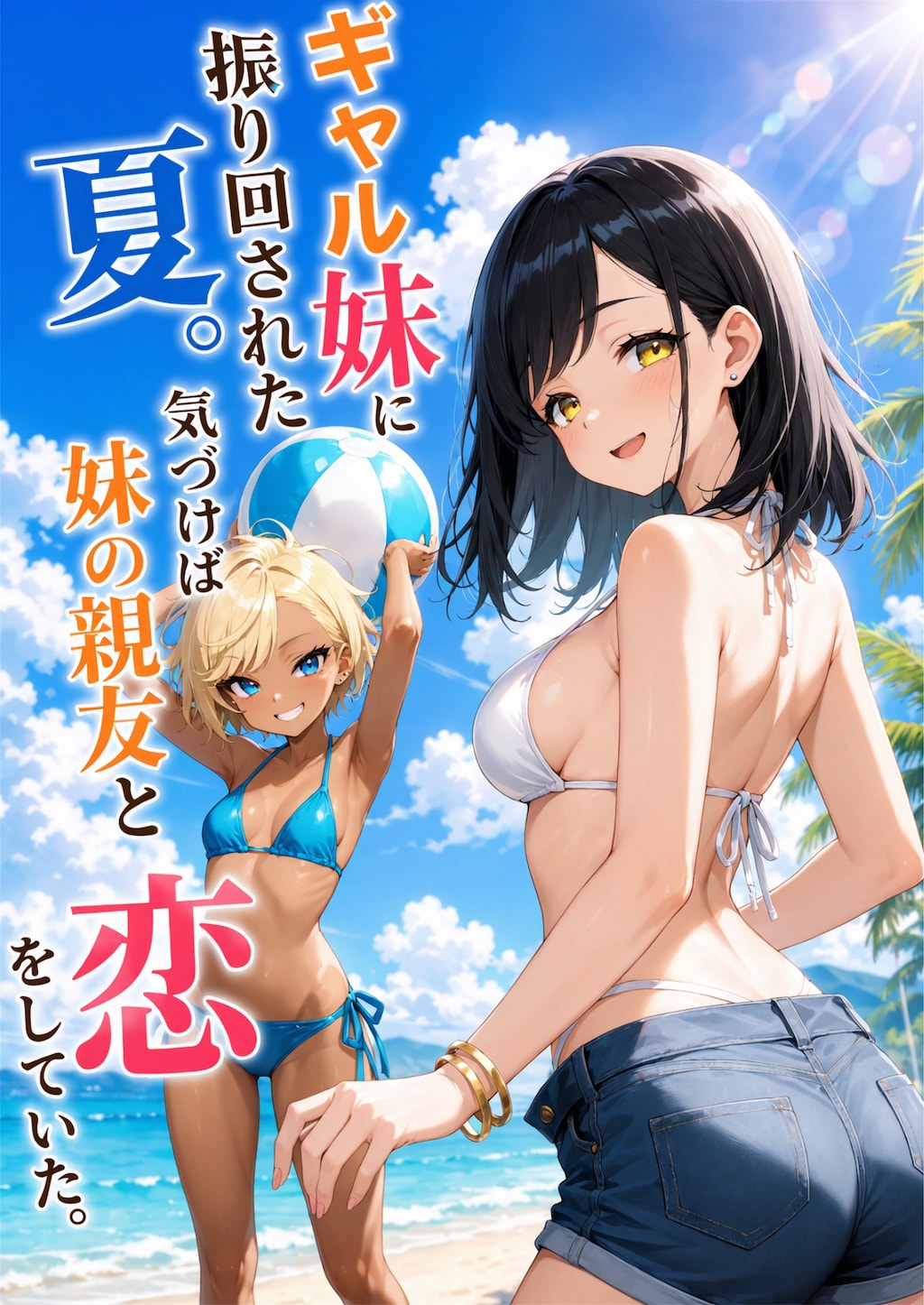 ギャル妹に振り回された夏。気づけば妹の親友と恋をしていた。 2枚目