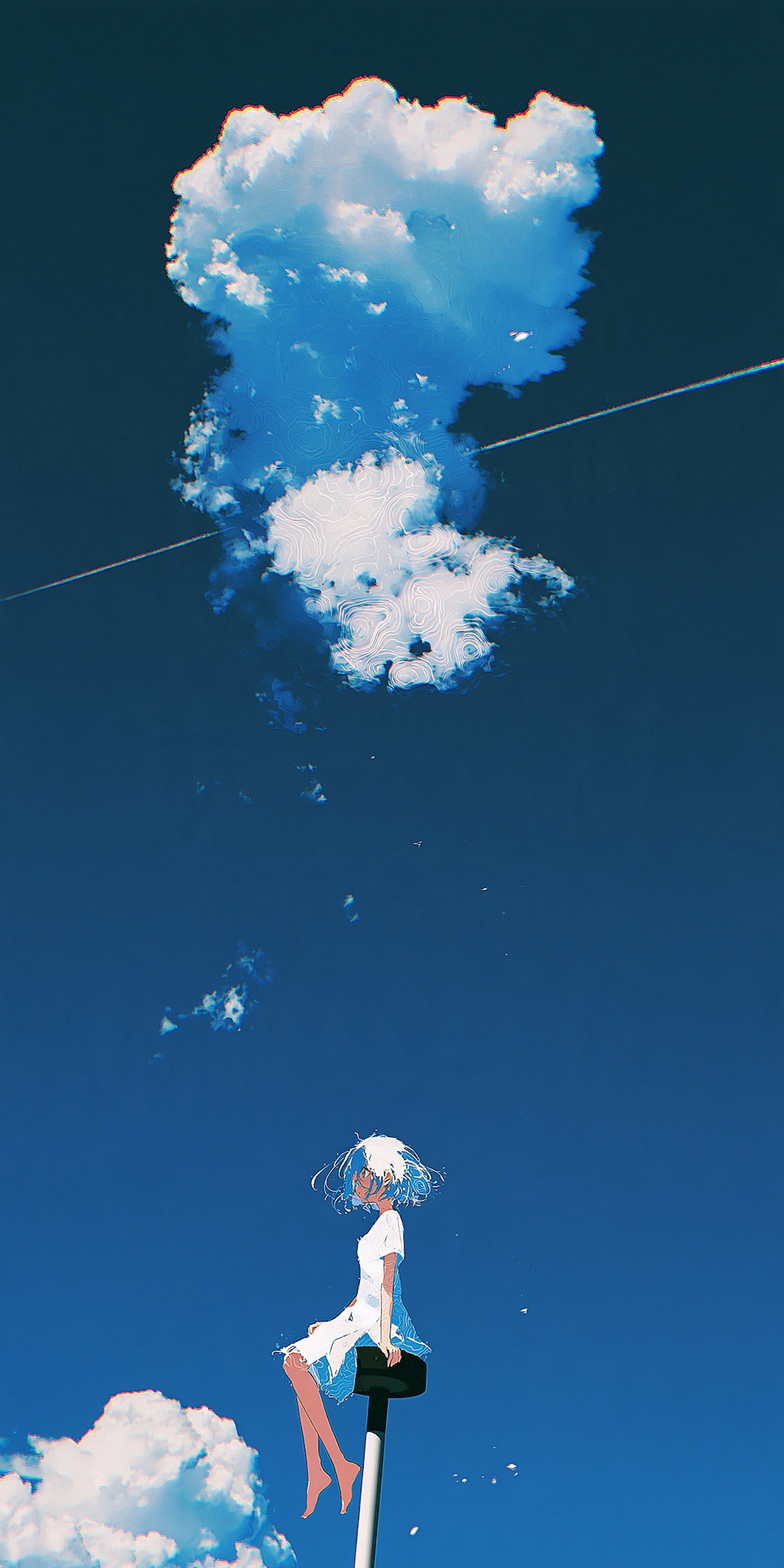 青に沈む空 2枚目