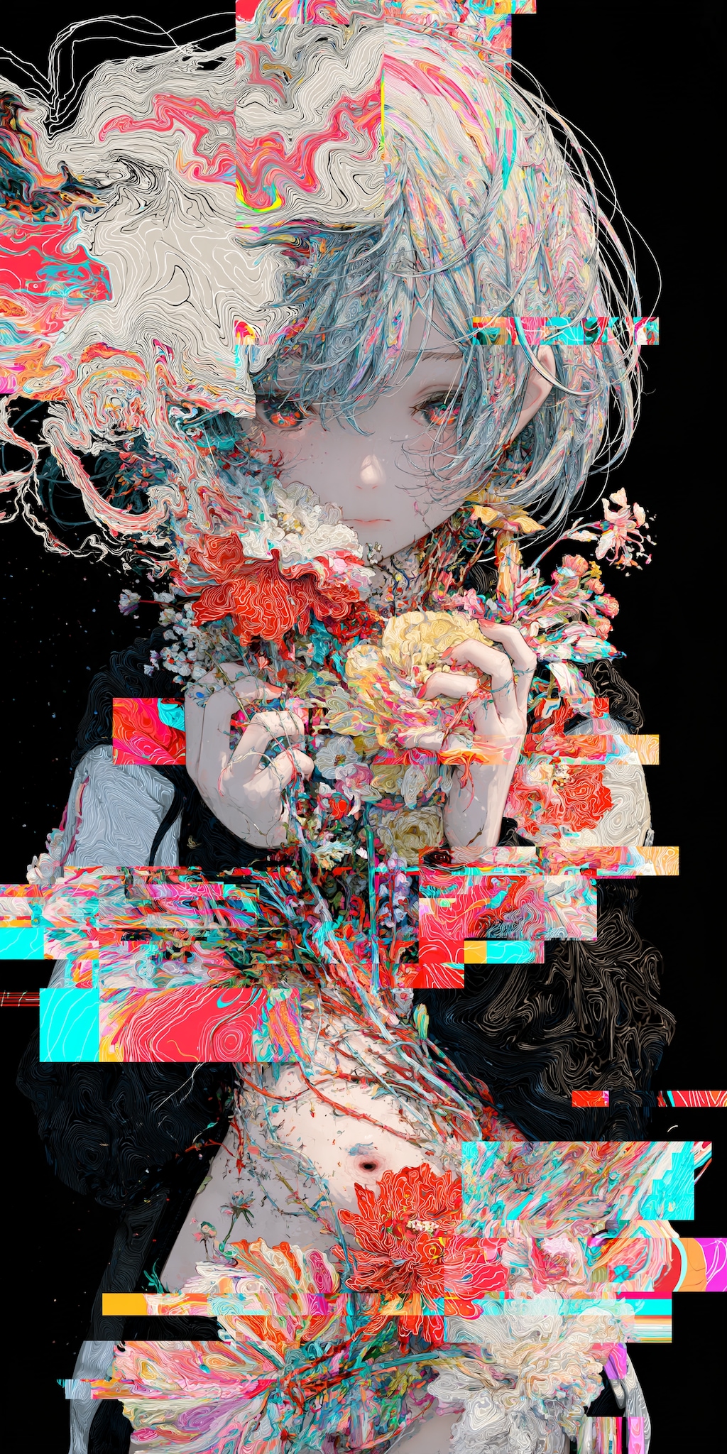 花にほどける少女 2枚目