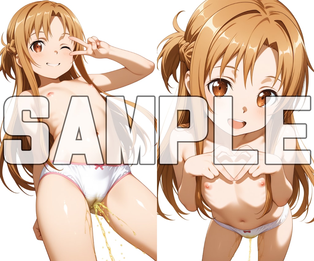 ヒヨコなヒロインのぱんいちおもらし【ア〇ナ / 桐ヶ〇直葉 / ア〇ス】 4枚目