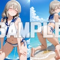 おしっこお漏らしチャレンジ【宇〇月 水着編】 7枚目