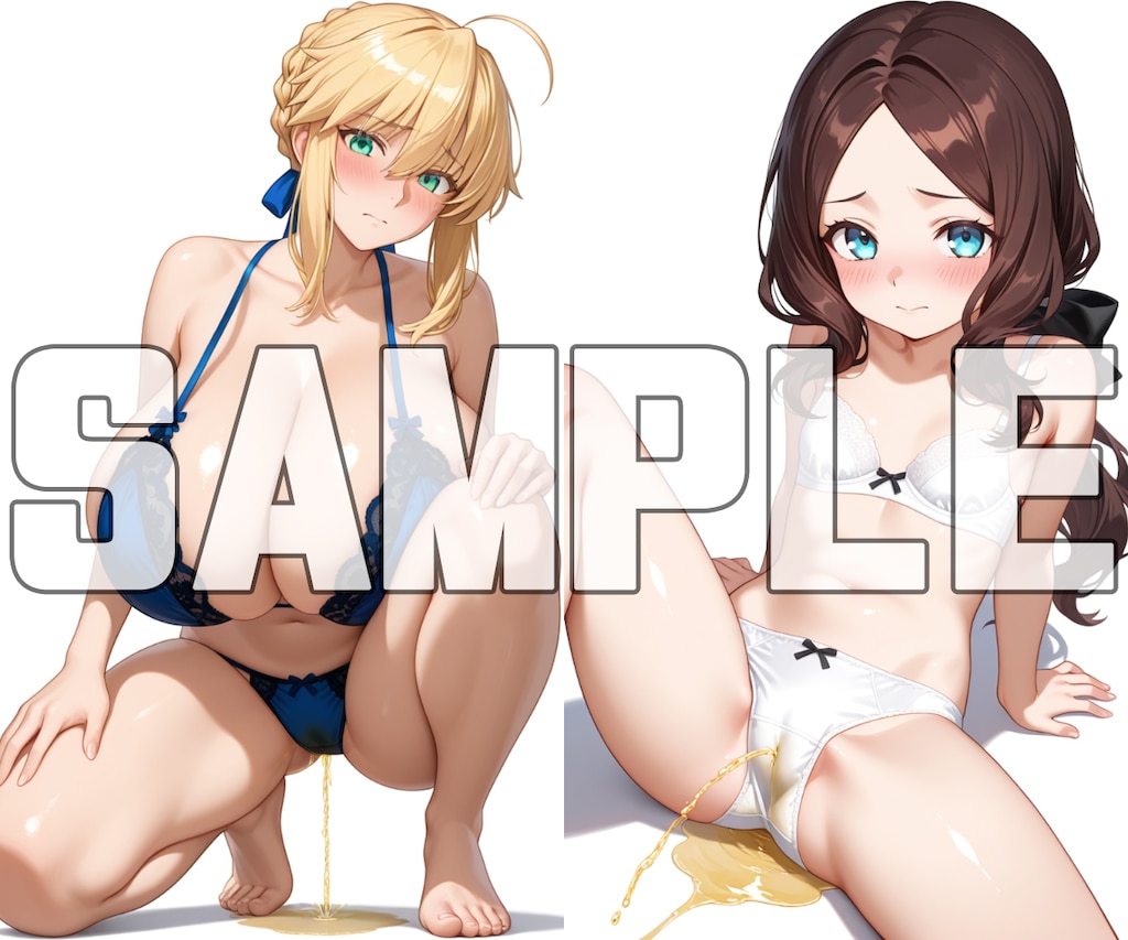 おもらし下着コレクション【F○te/〇rand 〇rder 02】 2枚目
