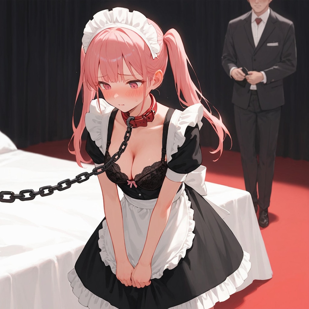 メイドオークション 羞恥ステージで競り落とされる奉仕奴隷 2枚目