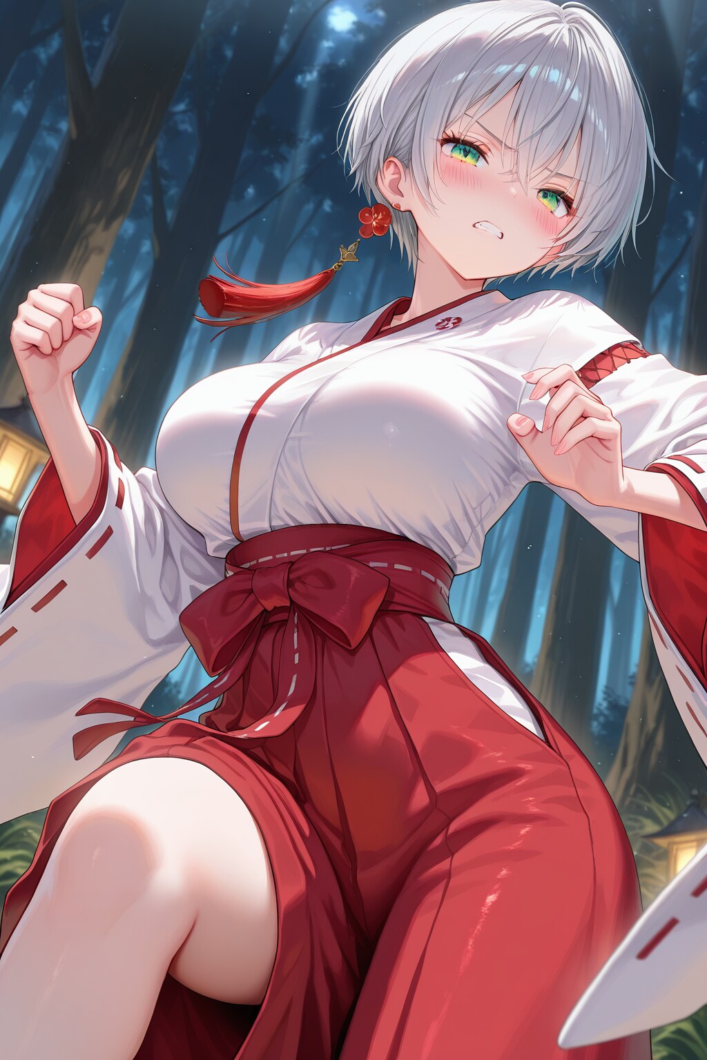 1 神社の巫女　銀華ちゃん