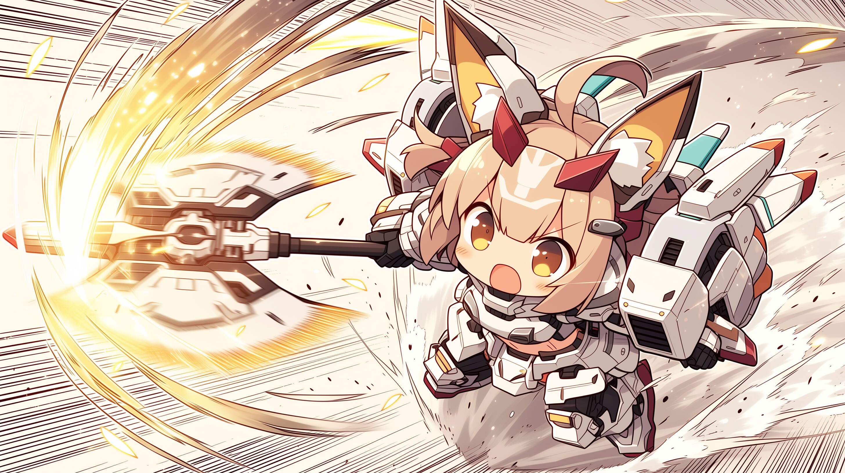 パワフルフェネックメカ娘