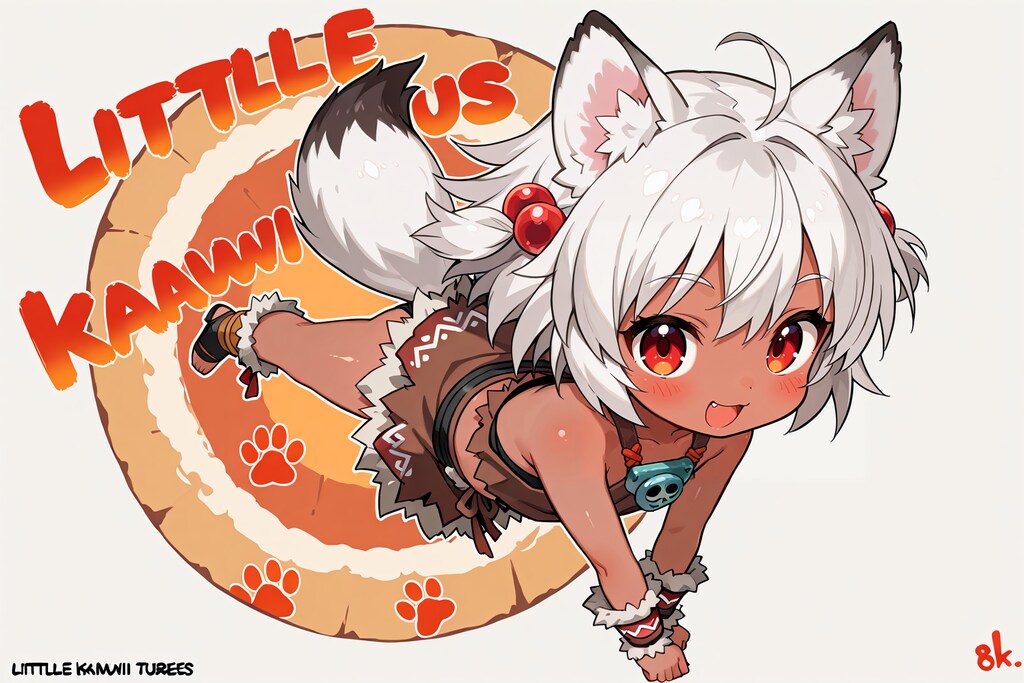 狼耳民族痛車の元絵候補(全年齢の余り)