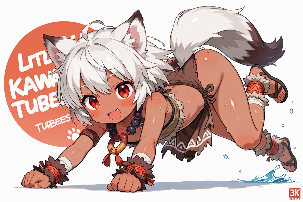 狼耳民族痛車の元絵候補(全年齢の余り)