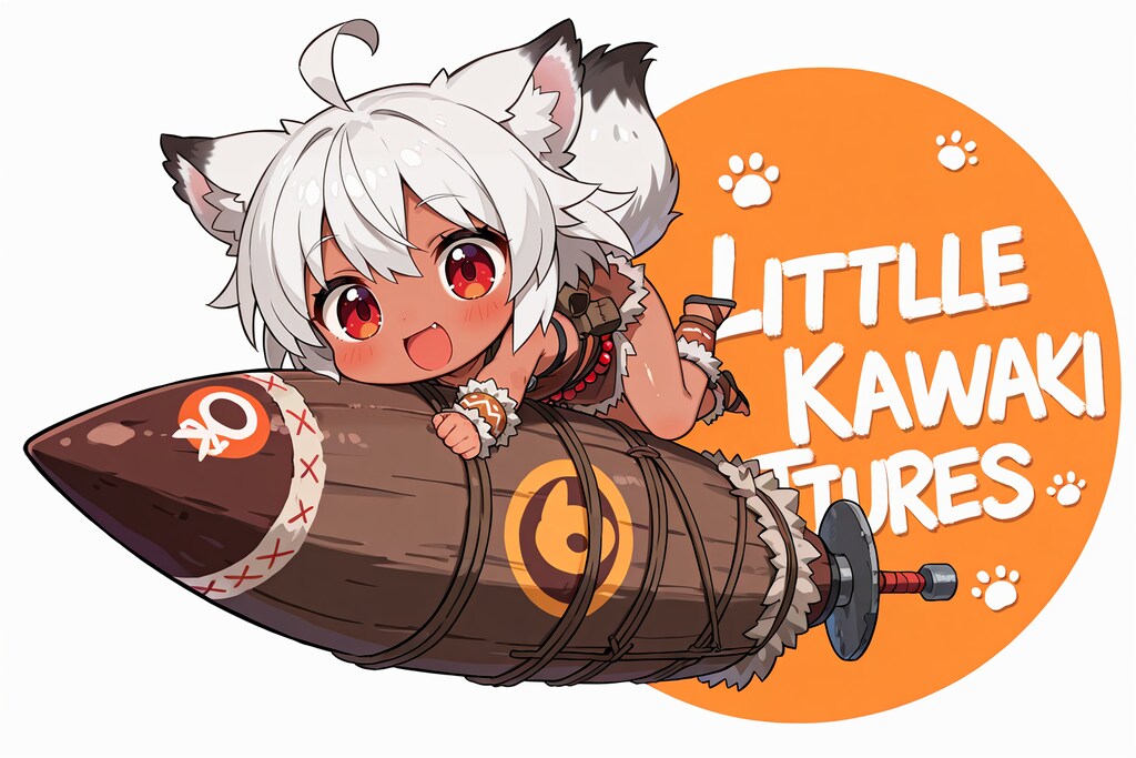 狼耳民族痛車の元絵候補(全年齢の余り)