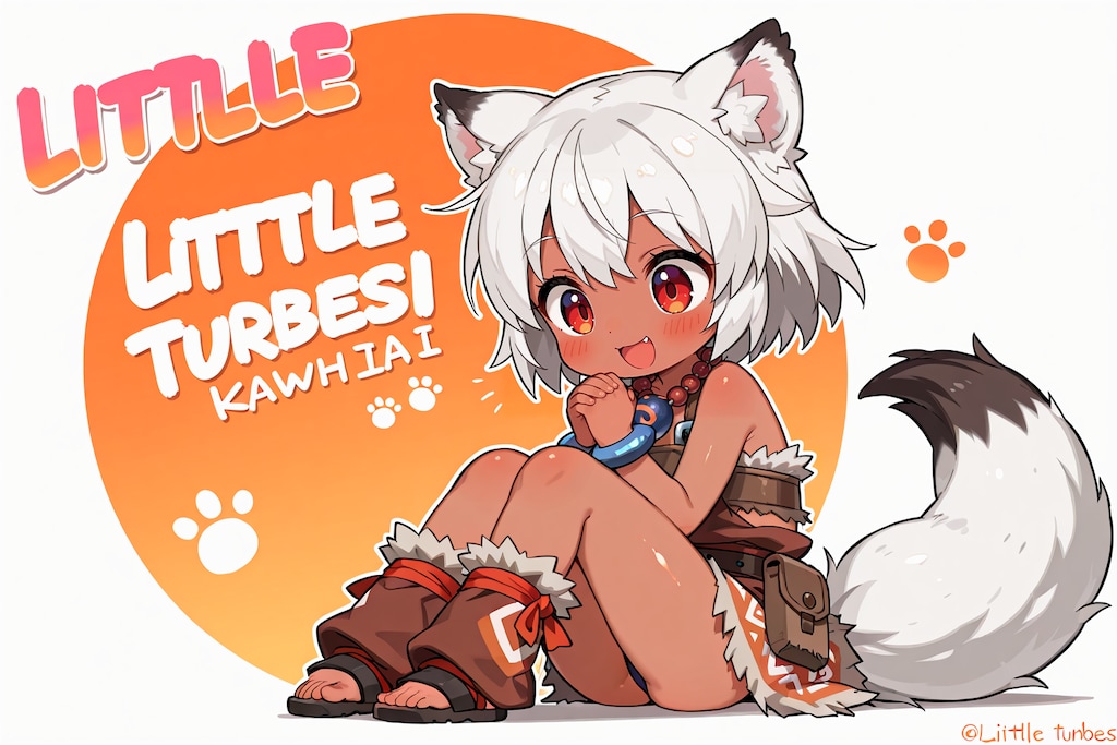 狼耳民族痛車の元絵候補(全年齢の余り)