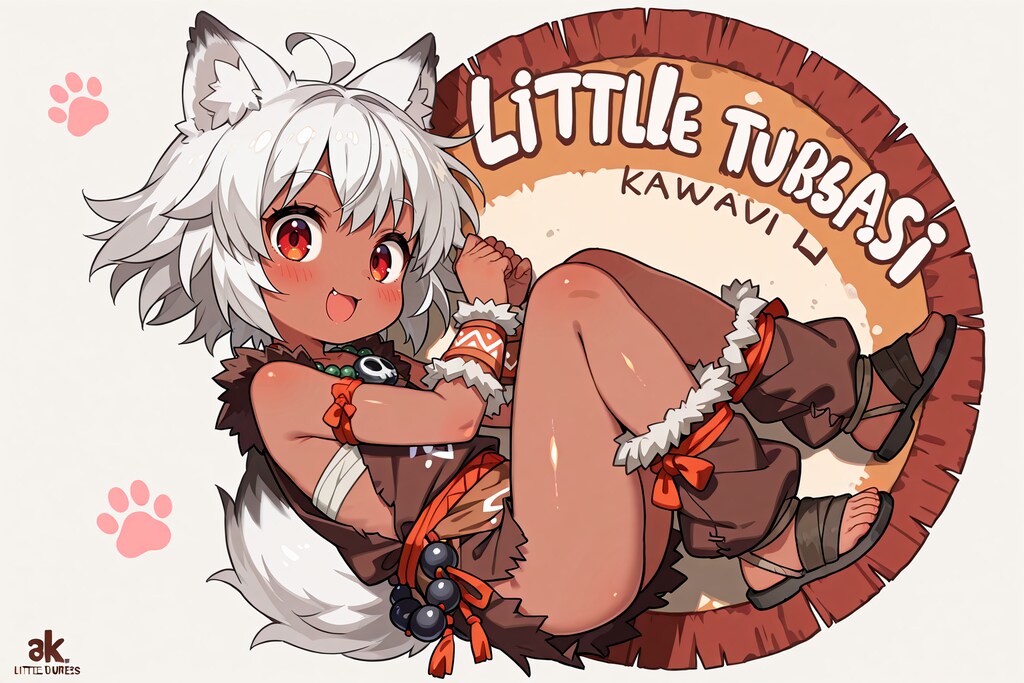 狼耳民族痛車の元絵候補(全年齢の余り)