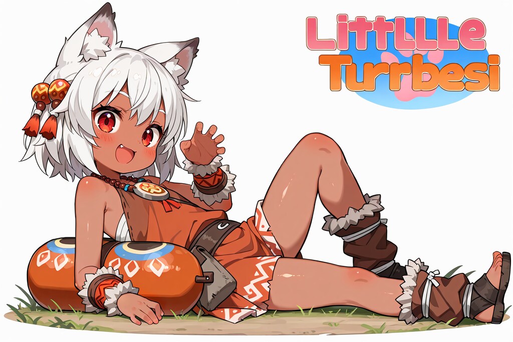 狼耳民族痛車の元絵候補(全年齢の余り)