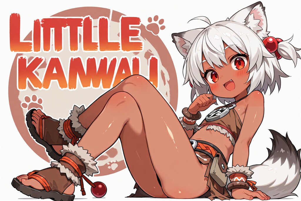 狼耳民族痛車の元絵候補(全年齢の余り)