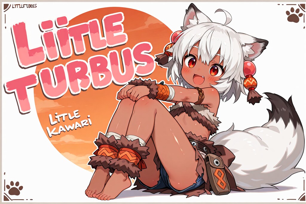 狼耳民族痛車の元絵候補(全年齢の余り)