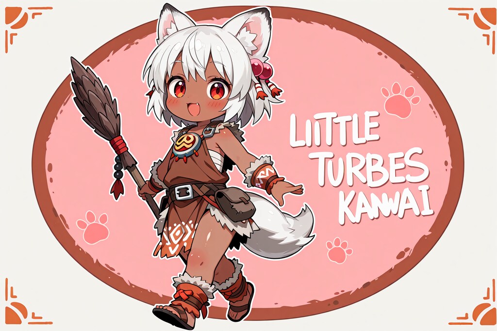 狼耳民族痛車の元絵候補(全年齢の余り)