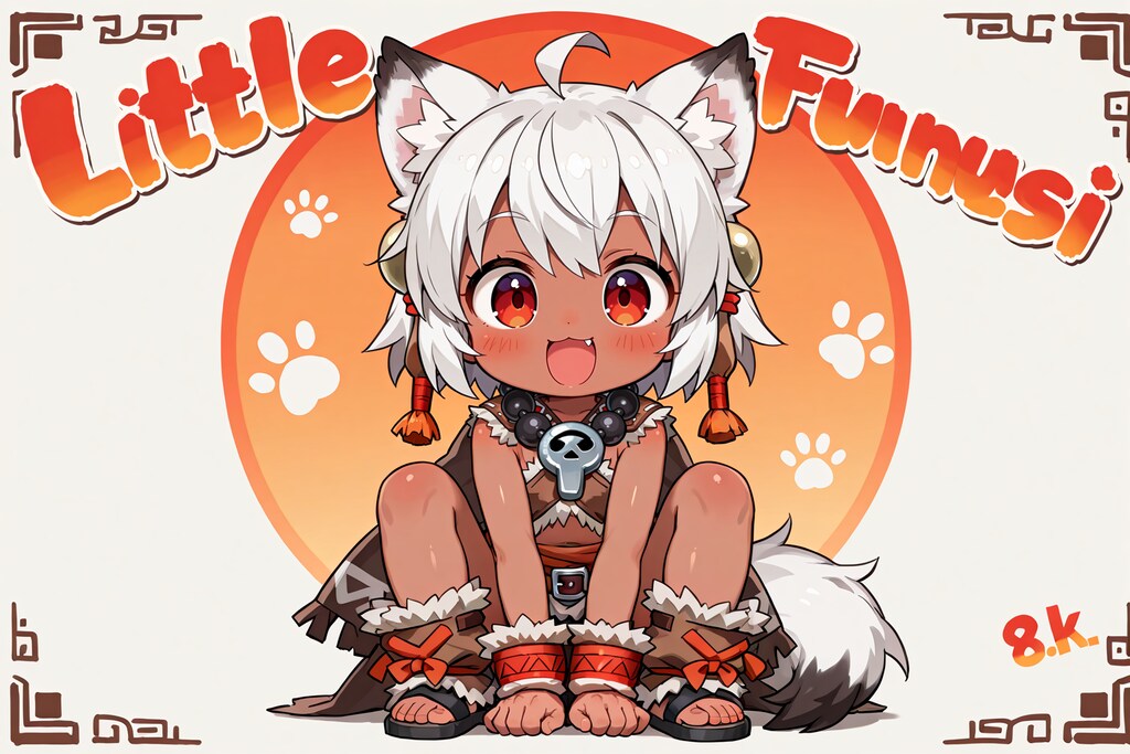 狼耳民族痛車の元絵候補(全年齢の余り)