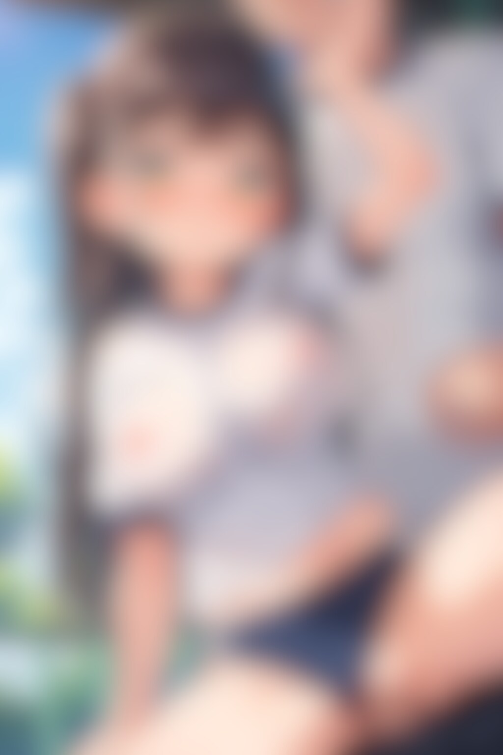 ロリ巨乳ブルマ野外ファック(9)