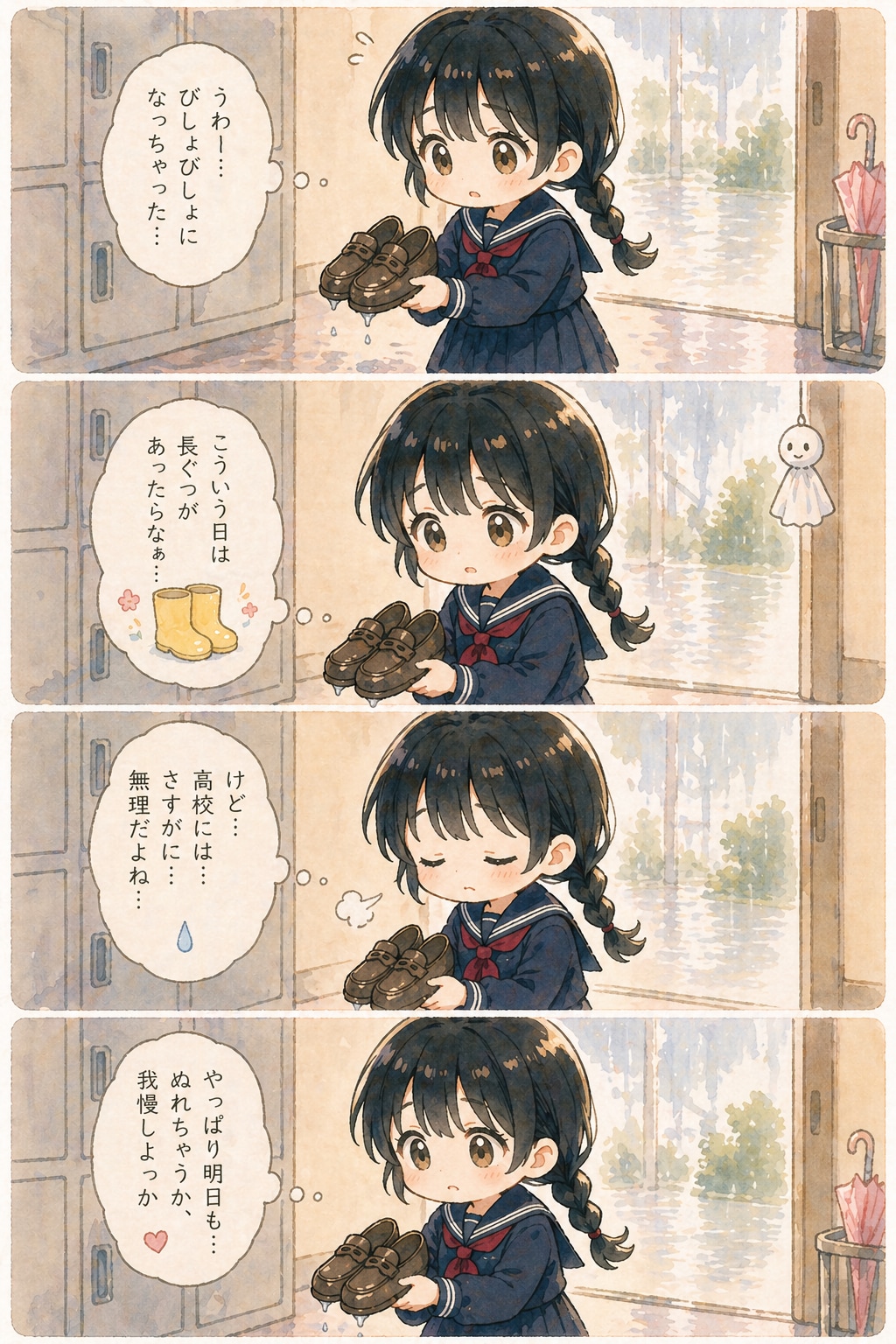 雨の日は長靴がいいな