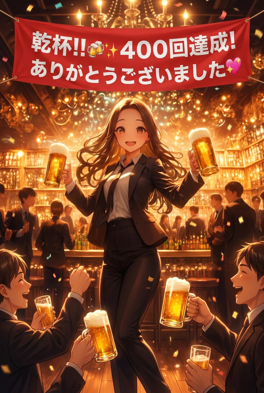 乾杯‼️🍻✨390～400