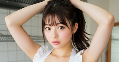 裸エプロンちゃん