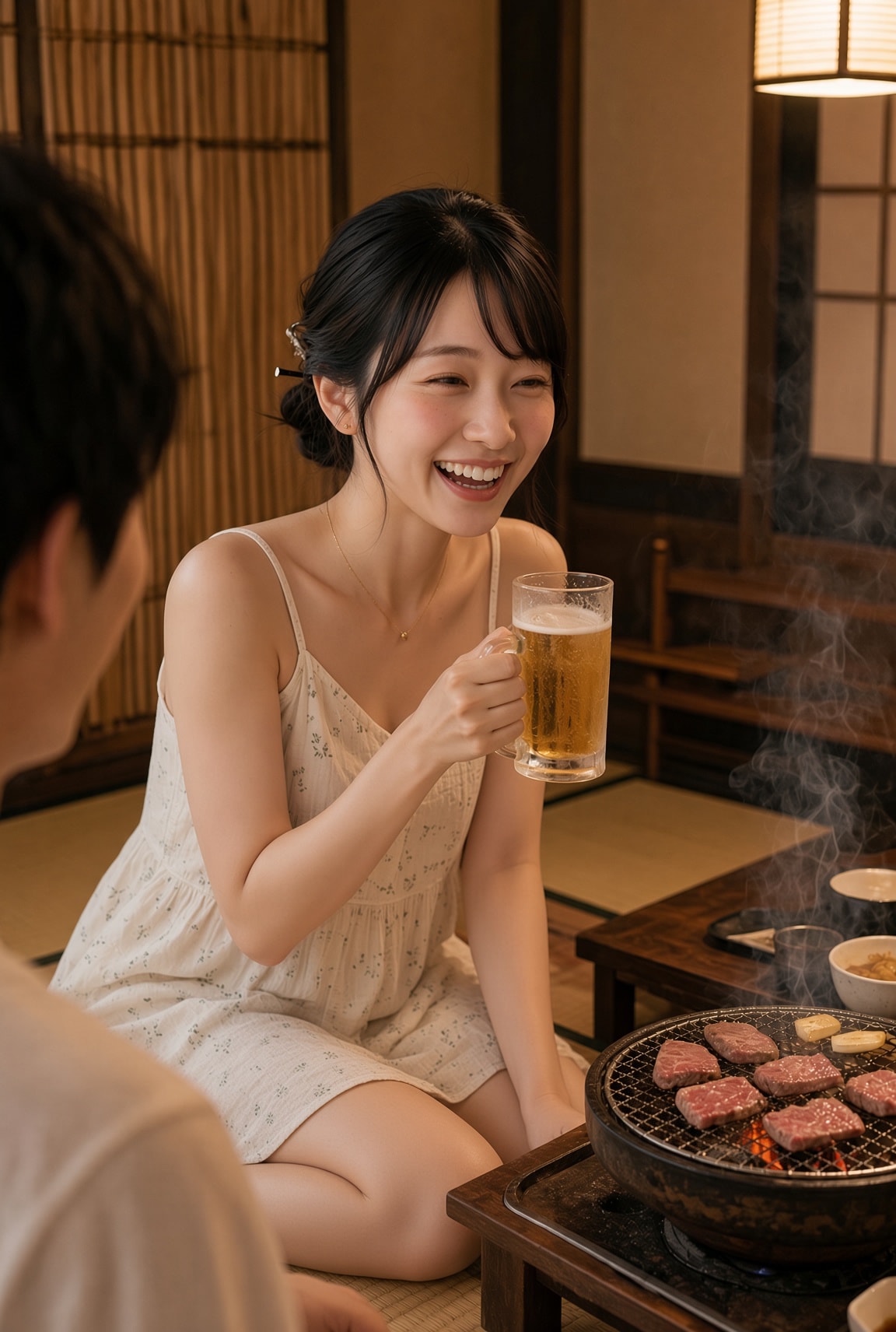 焼肉からの１