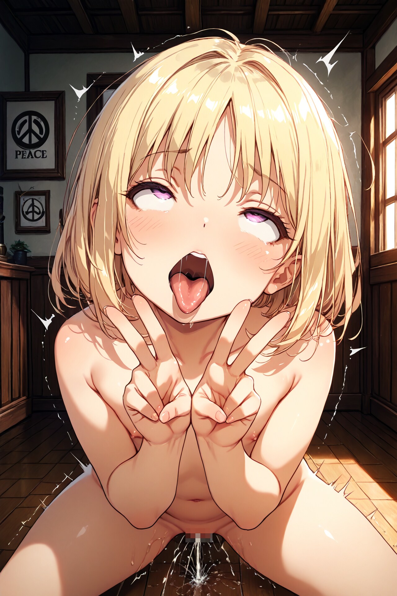 イキまくりアヘ顔少女(20)