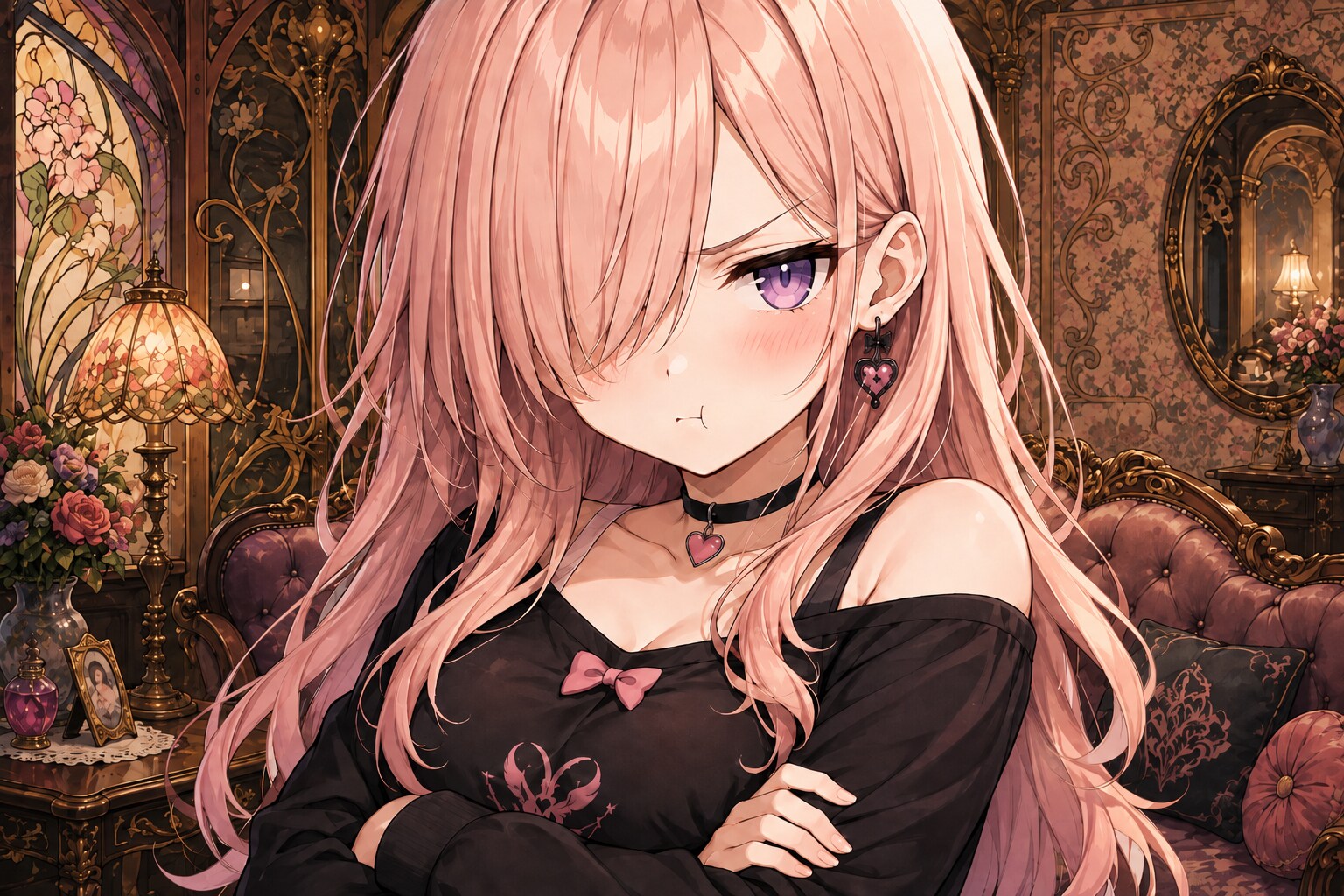 片目隠し少女ボツ集