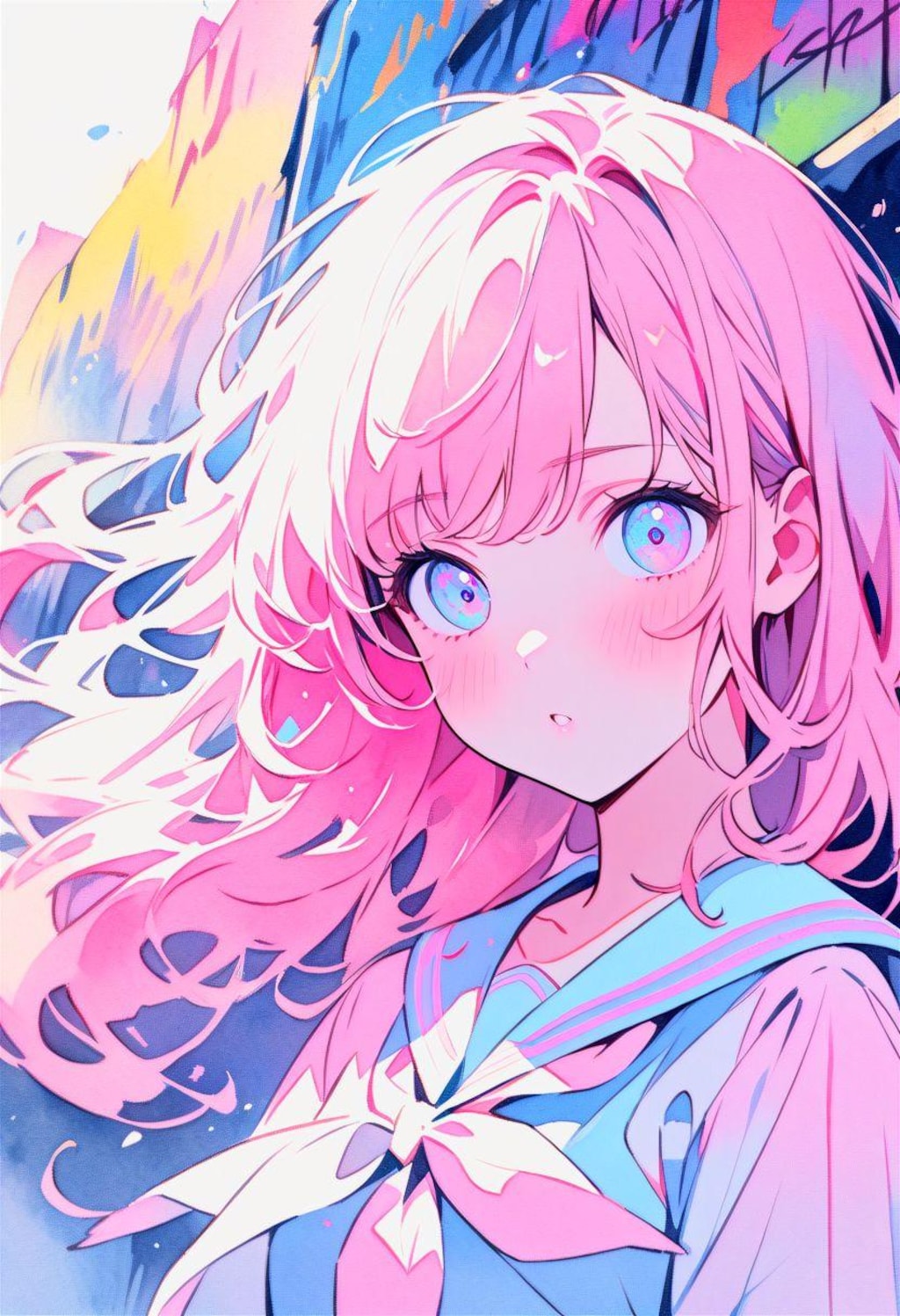 あふれだす色彩、加速する私のセカイ