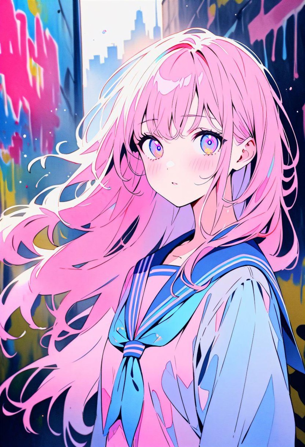 あふれだす色彩、加速する私のセカイ