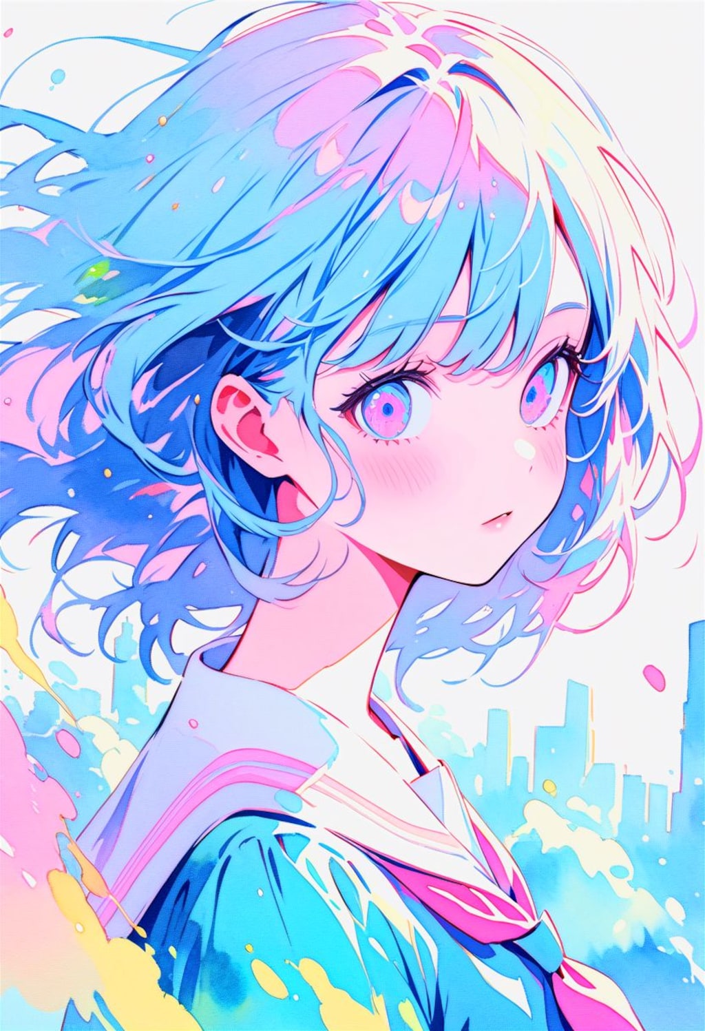 あふれだす色彩、加速する私のセカイ