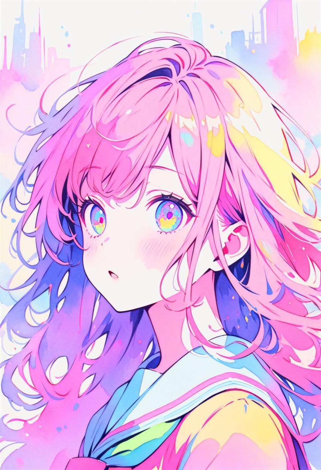 あふれだす色彩、加速する私のセカイ