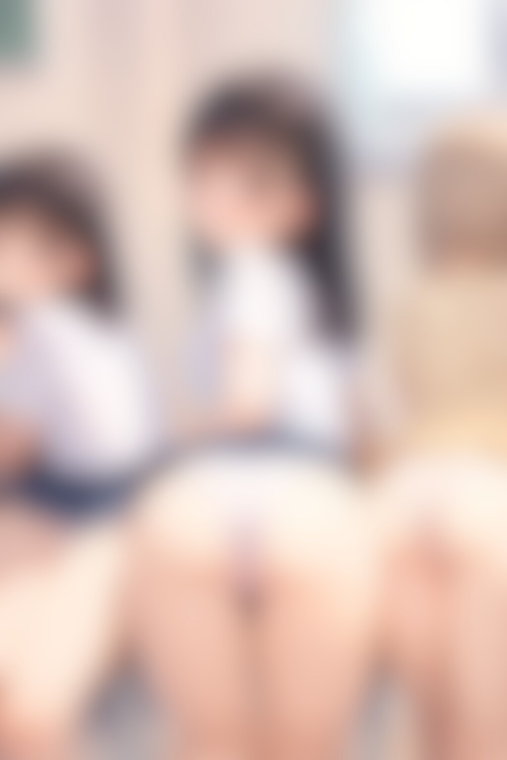 お尻アピール合戦