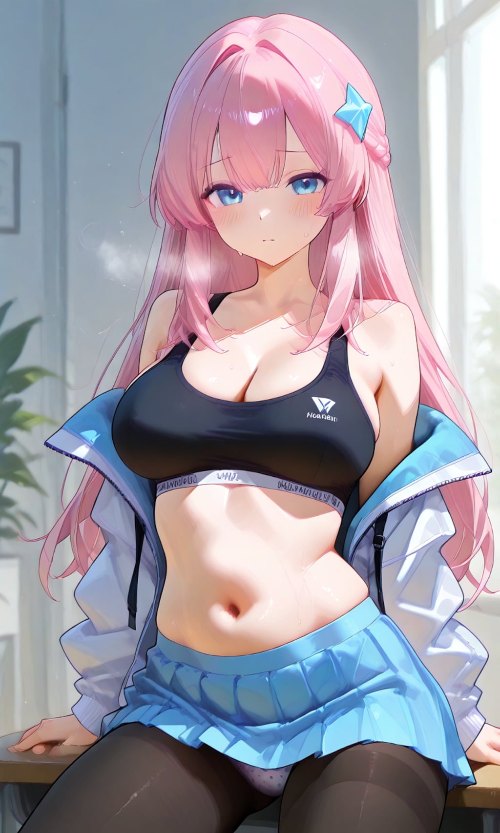 タイツとスカート