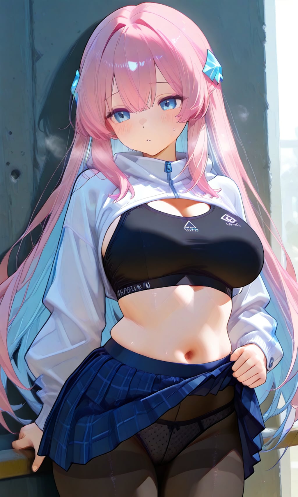 タイツとスカート