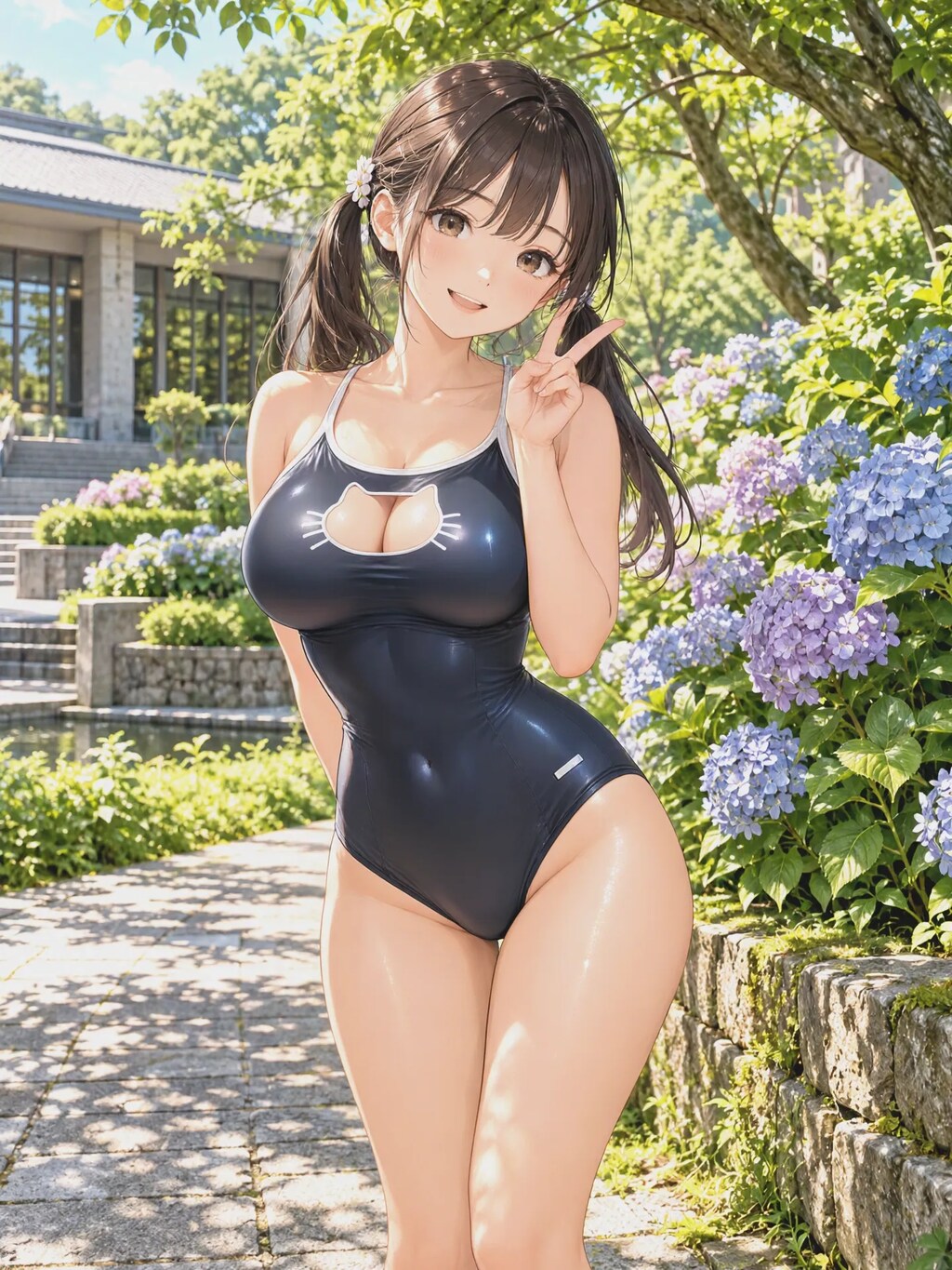 40枚⭐水着系女子のプライベート撮影会❤️スク水  40人40色 №23