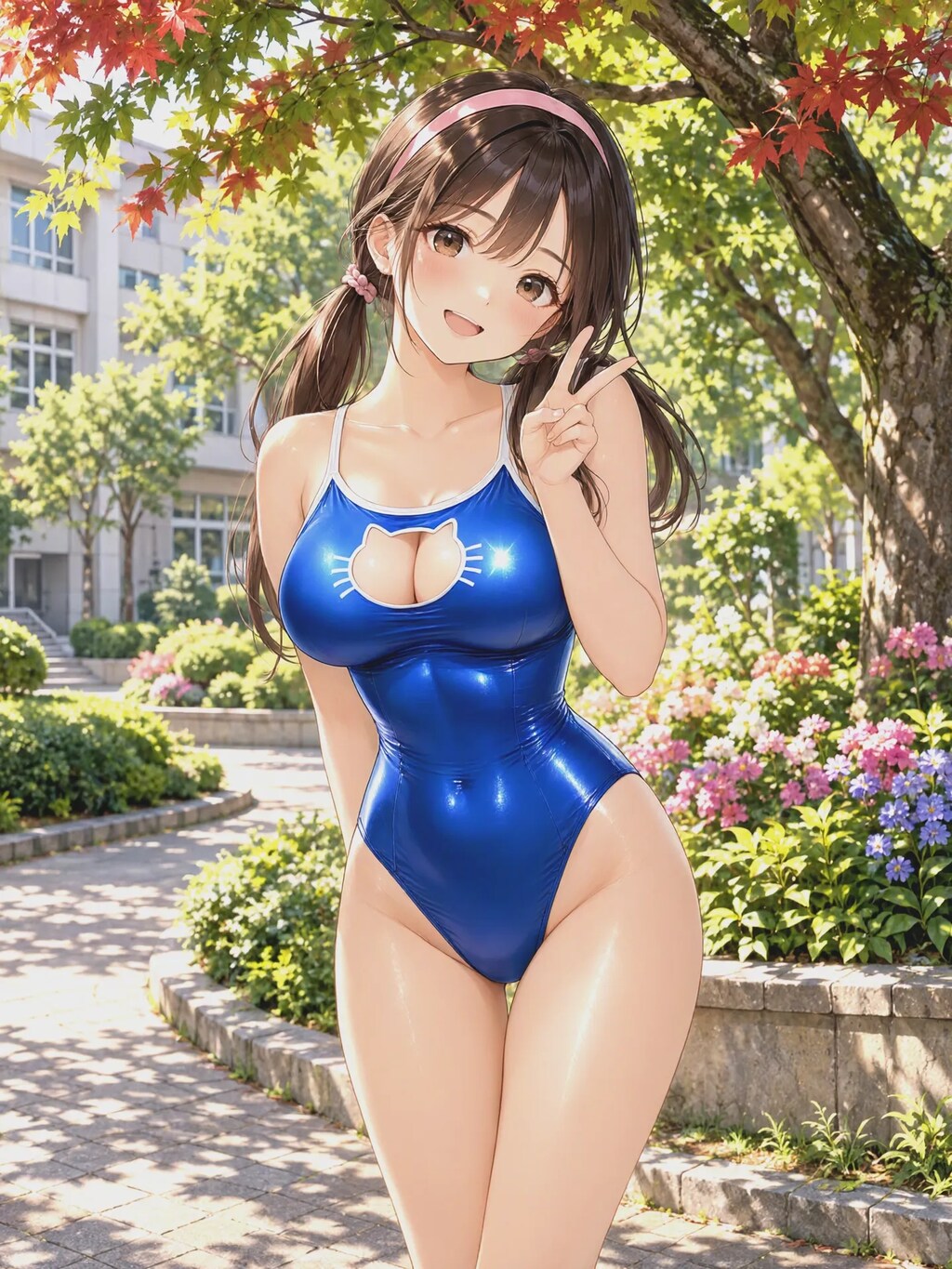 40枚⭐水着系女子のプライベート撮影会❤️スク水  40人40色 №23