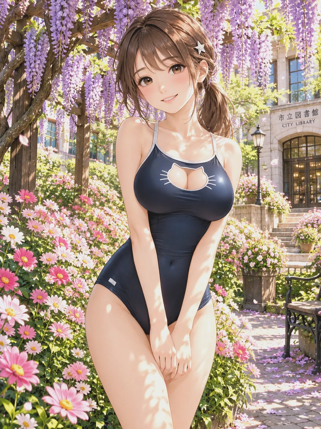 40枚⭐水着系女子のプライベート撮影会❤️スク水  40人40色 №23