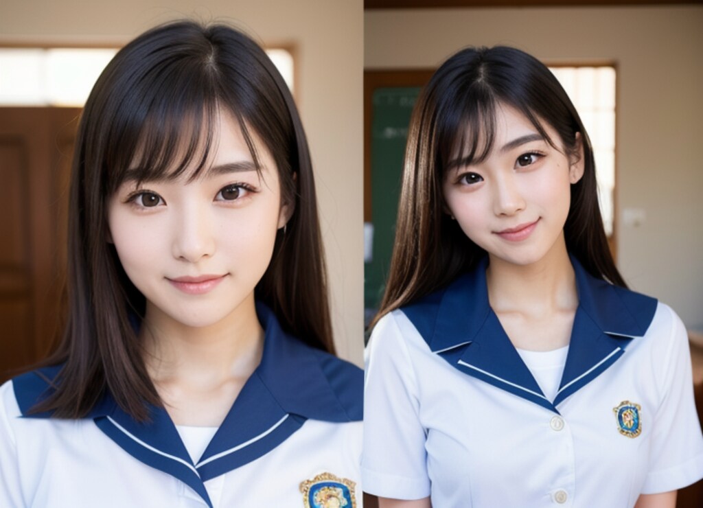 美少女J◯40人💕色んな学校の制服があって全部可愛いー😍