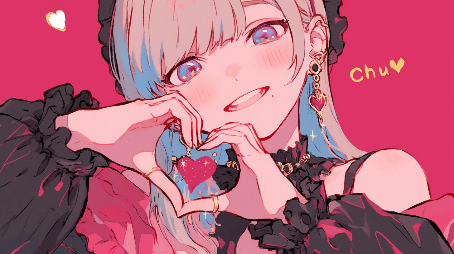 ときめきハートサイン